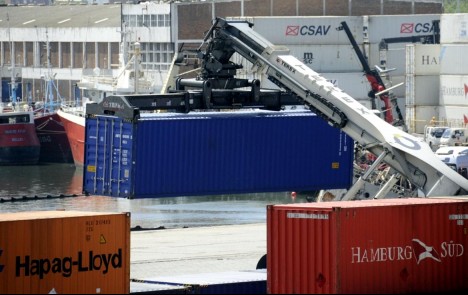 El bloqueo argentino provocó baja en tránsito de contenedores.